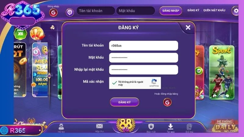 Quy trình đăng ký R365 chi tiết đơn giản
